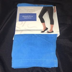 SimplyVera Vera Wang Denim Capri Leggings Blue NIP